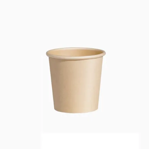 Vasos Cartón Biodegradable Nature 120cc 25uds