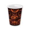 Vasos Cartón Calabaza Gótica 240ML