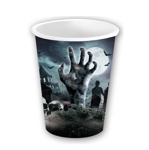 Vasos Cartón Cementerio 240ML