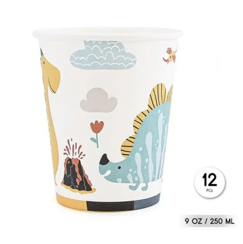 Vasos Cartón Dino 250ml