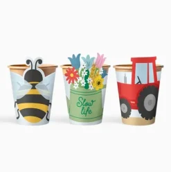 Vasos Cartón Granja 270cc