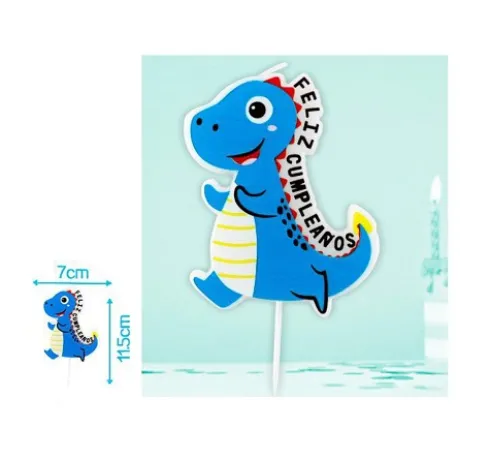 Vela Cumpleaños Dinosaurio