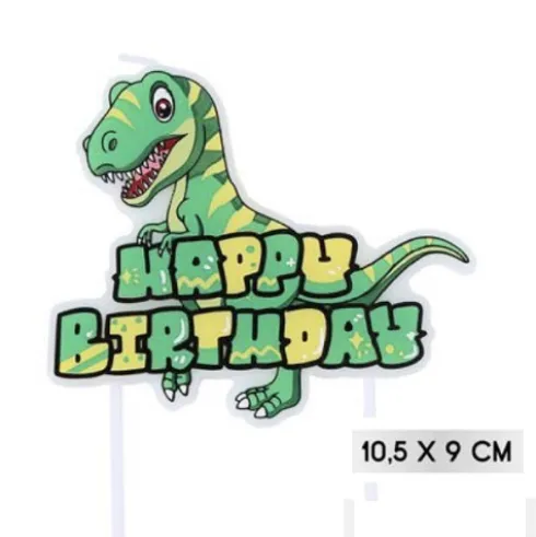 Vela Cumpleaños Dinosaurio