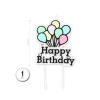 Vela Cumpleaños Globos