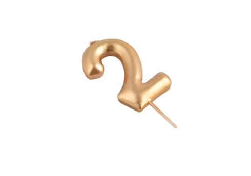 Vela Cumpleaños Números Oro