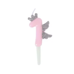 Vela Cumpleaños Números Pink