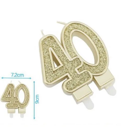 Vela Purpurina Oro 40
