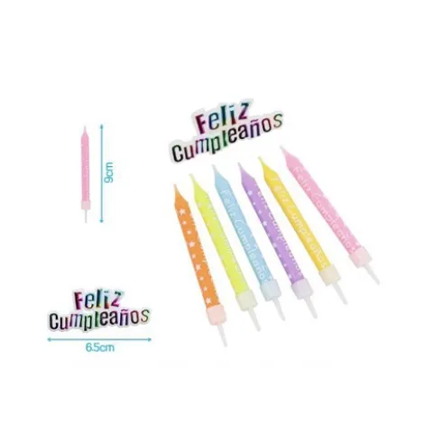 Velas Cumpleaños 7pcs