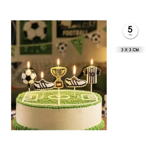 Velas Futbol 5pcs