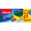 VILEDA Estropajos Salvauñas Antibacterias 2+1